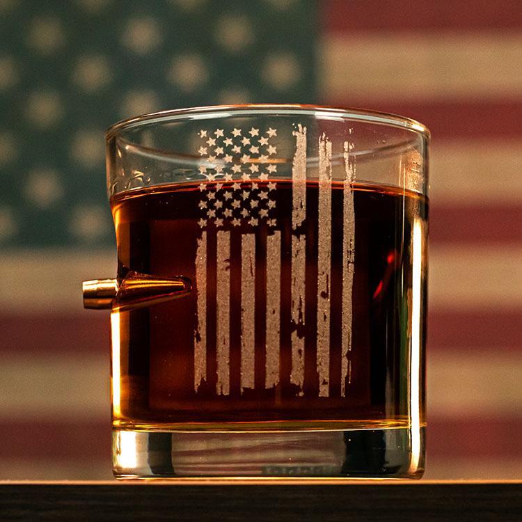 BenShot Patriotic Rocks Glass - 11oz