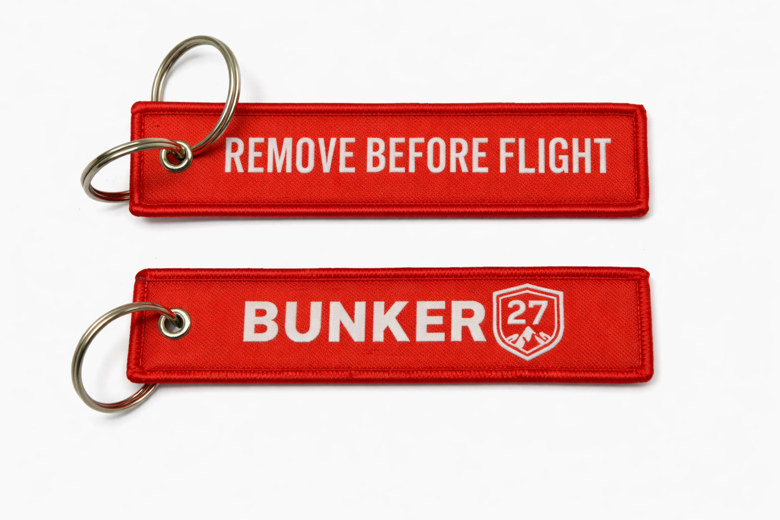 Remove Before Flight Keychain