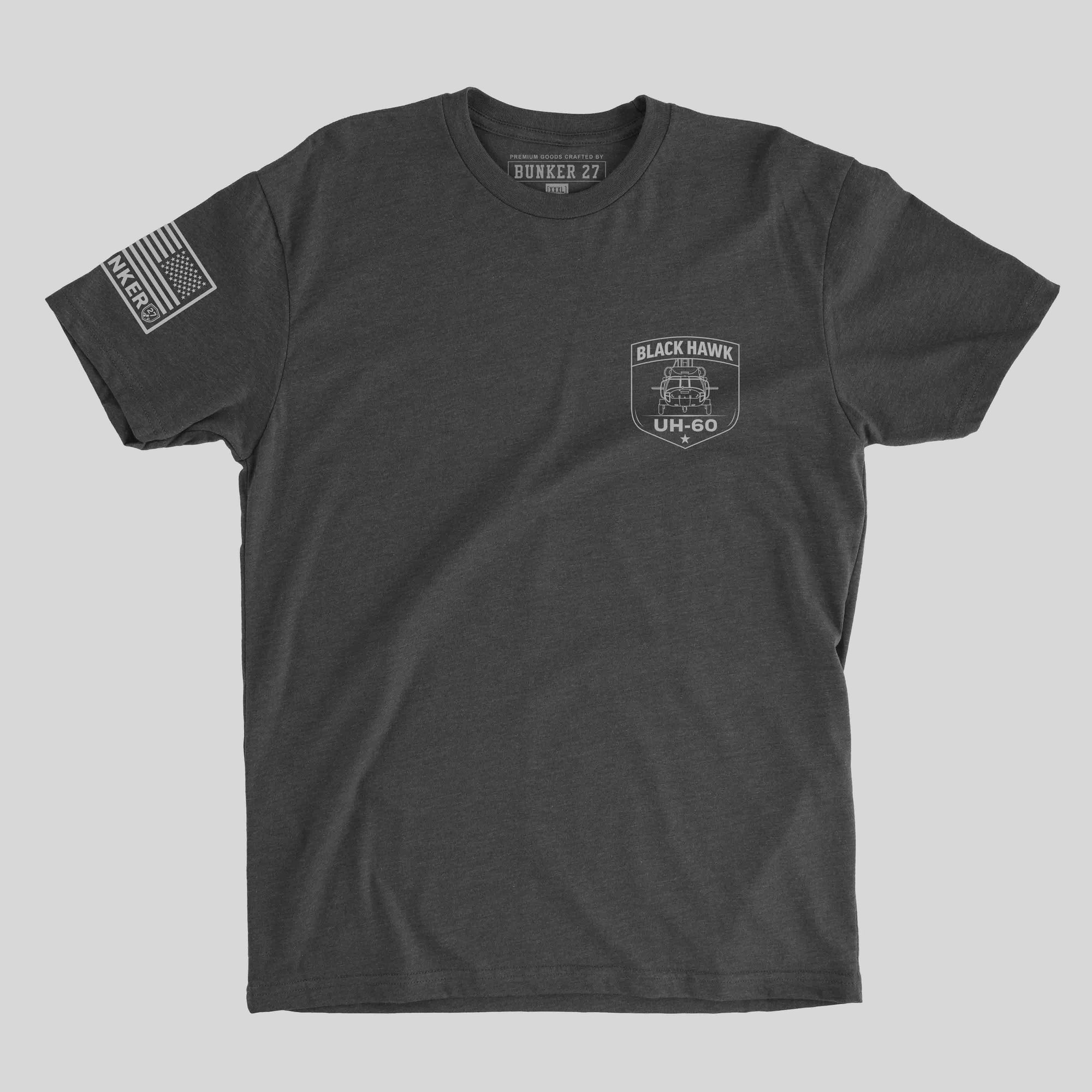 UH-60 Black Hawk Helicopter T-Shirt | Military Aviation Tee