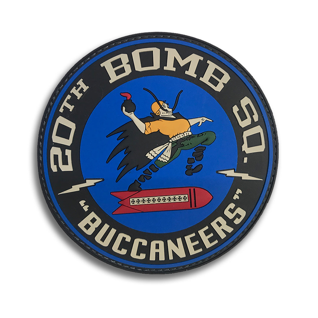 20th Bomb Squadron 4&quot; PVC Patch, Bunker 27