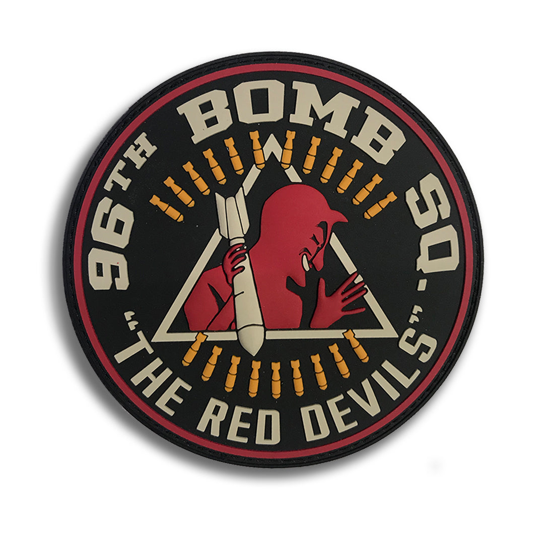 96th Bomb Squadron 4&quot; PVC Patch, Bunker 27