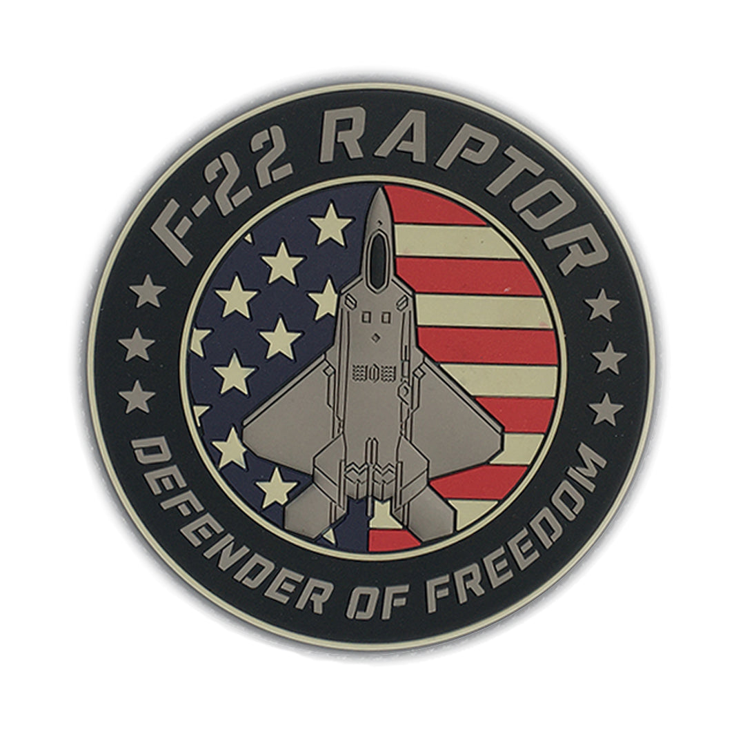 F-22 Raptor 4&quot; PVC Patch, Bunker 27