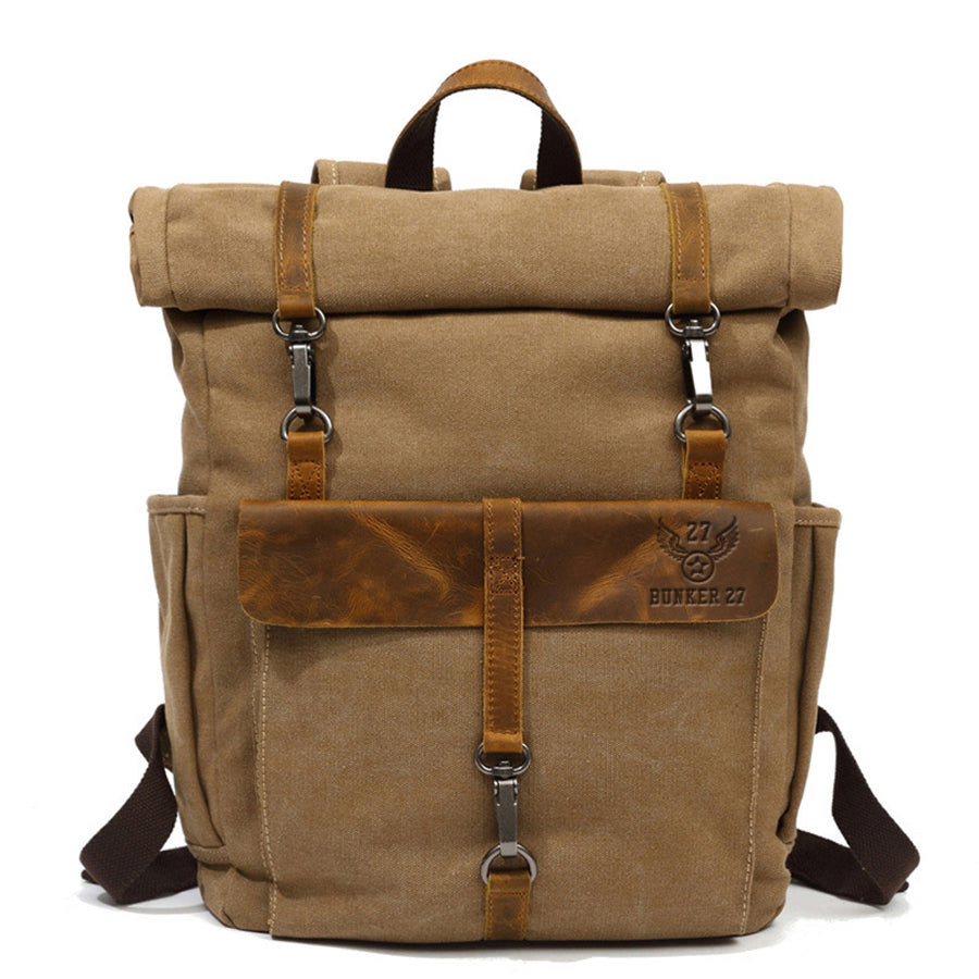 Monogram Canvas Leather Randonnée Backpack (Authentic)