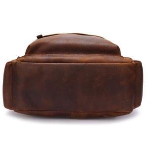 Crazy Horse Genuine Leather Backpack