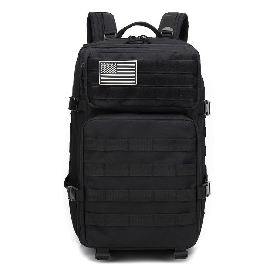 black military backpack laptop Riderbag Xtreme Tactical (30L) Anti theft pocket on back RE8661 Black 20L Tactical Military