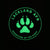 K9 Lackland AFB Paw Glow in Dark 4" PVC Patch, Bunker 27