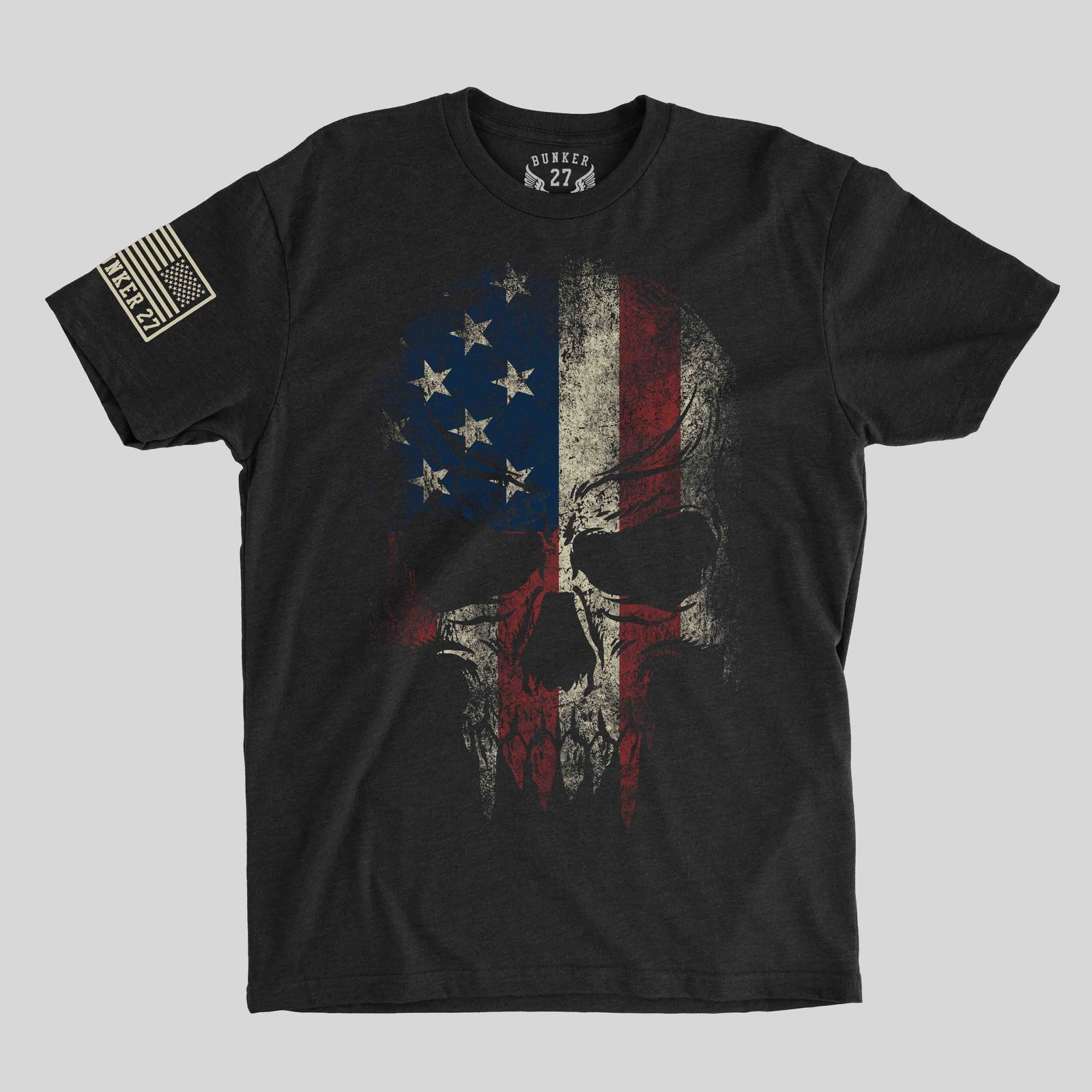 Bunker 27 Reaper military graphic t-shirt