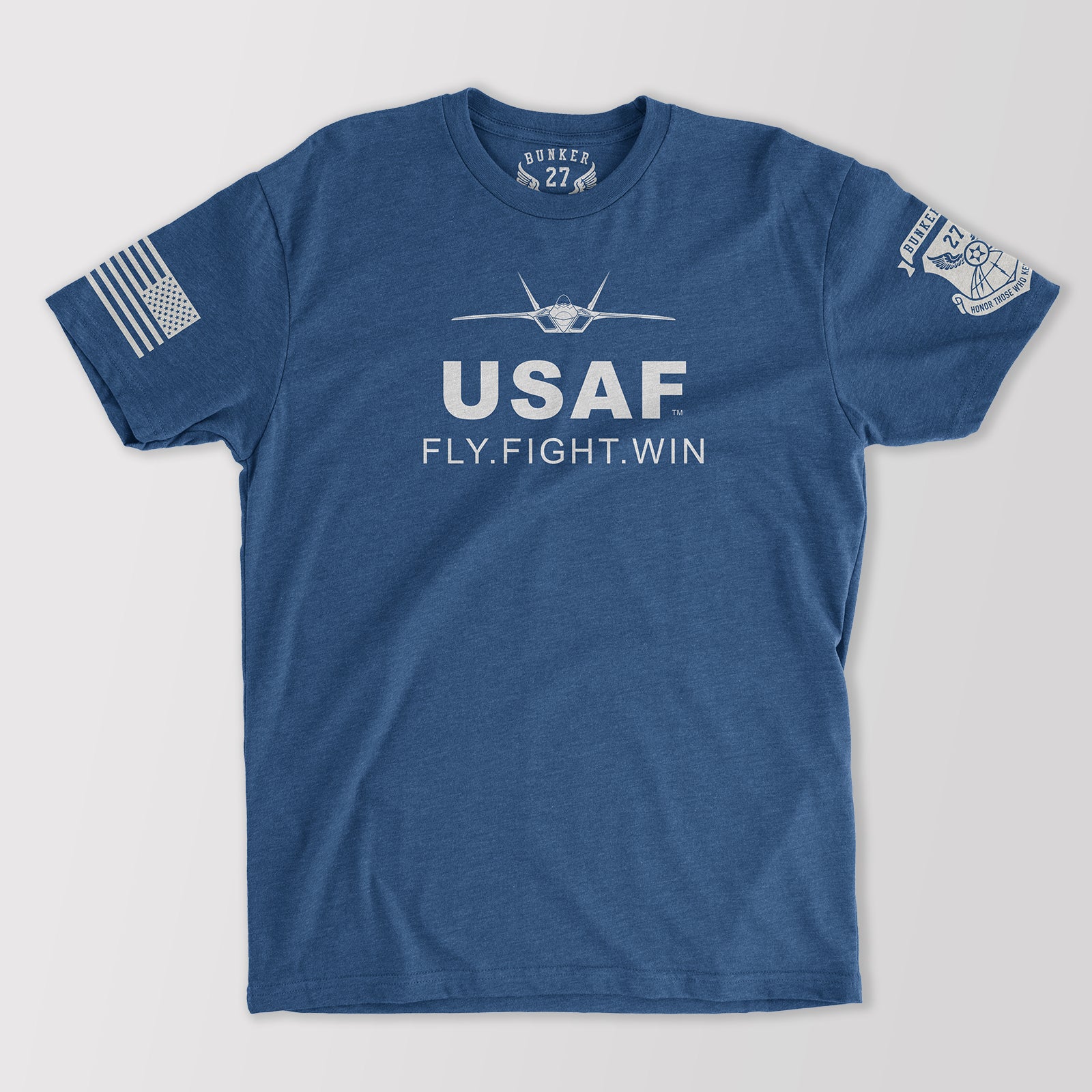 Official U.S. Air Force Fly Fight Win T-Shirt, Bunker 27