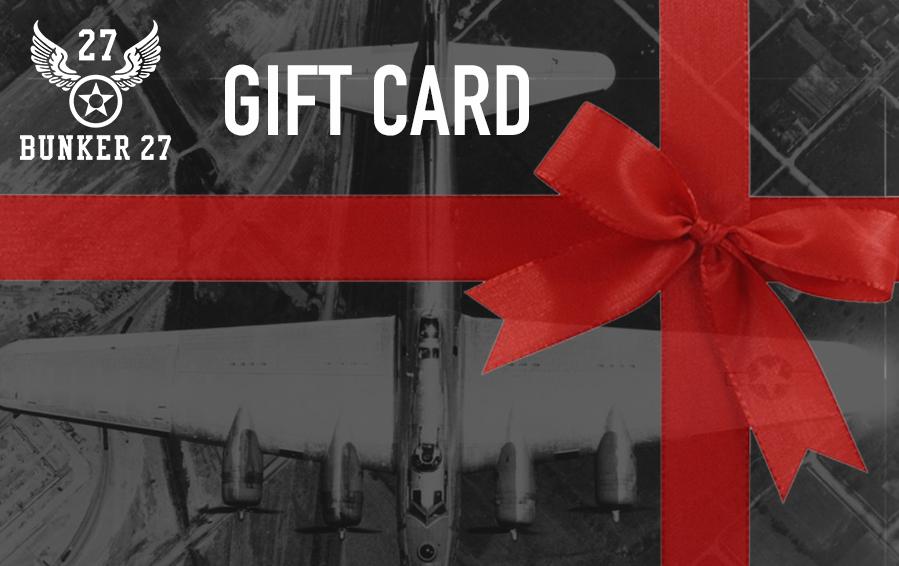 e-Gift Card, Bunker 27