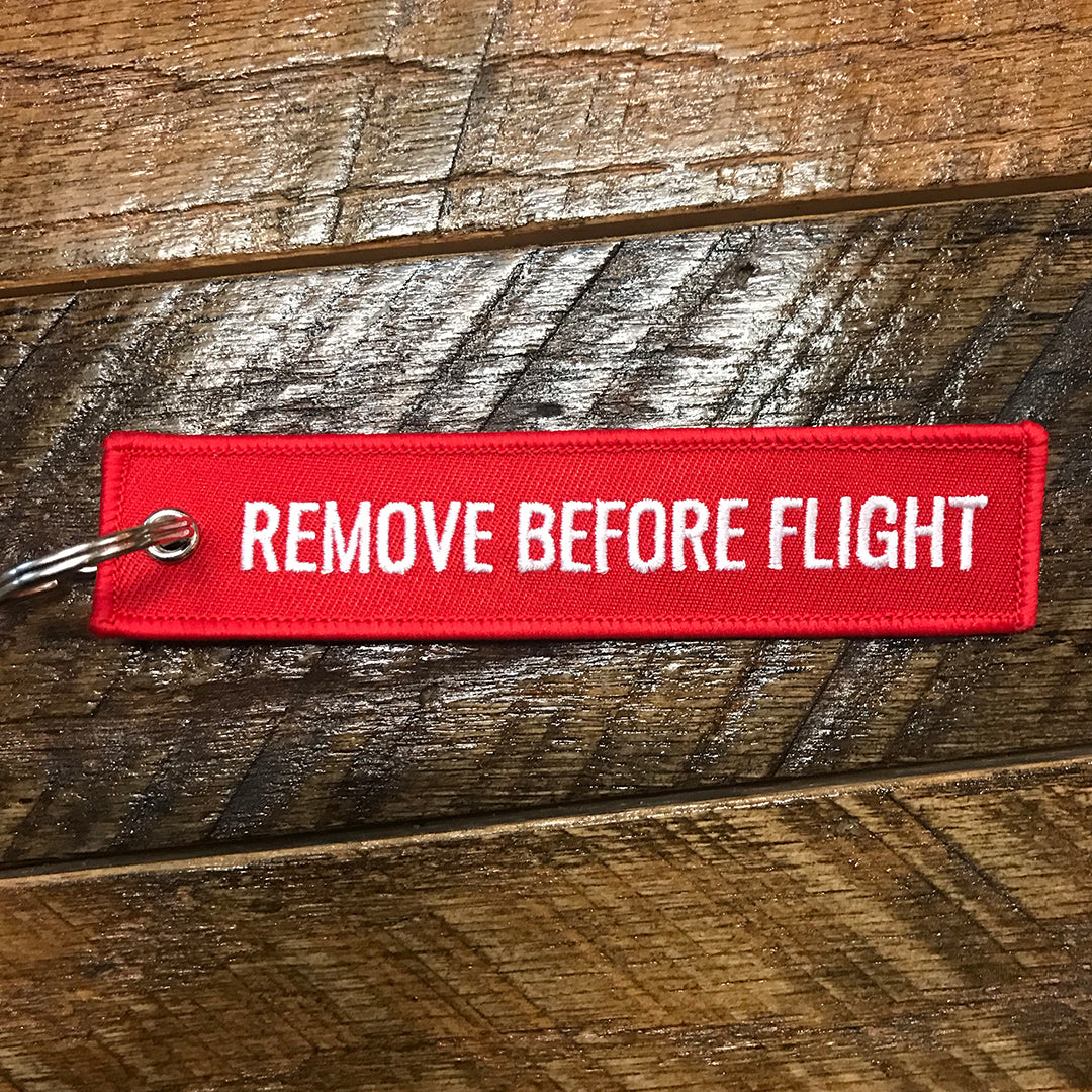 Remove Before Flight Key Chain, Bunker 27